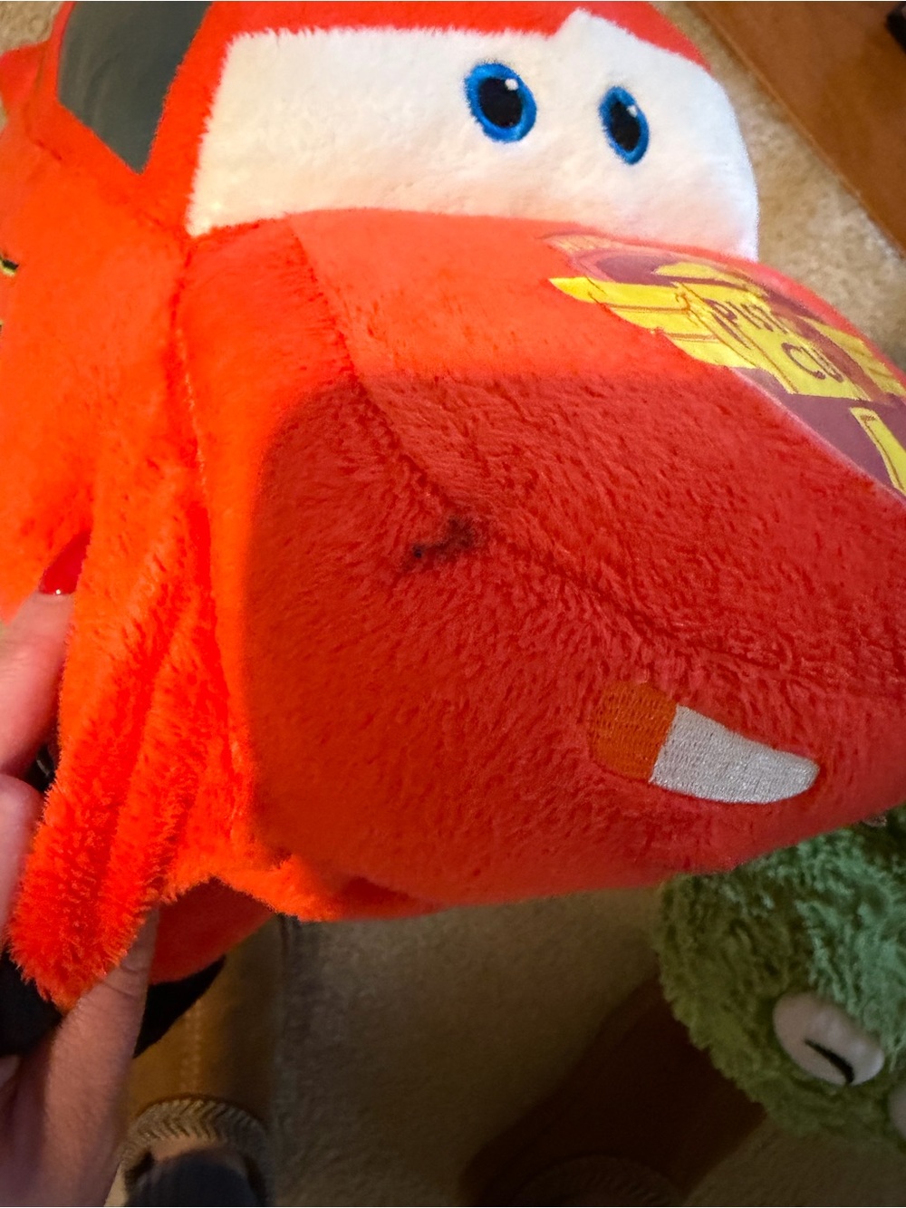 My Pillow Pets Bundle – Lightning McQueen & Green Turtle Plush Pillows - Picture 5 of 6